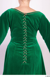  Photos Woman in Historical Dress 107 17th century green dress historical clothing upper body 0006.jpg